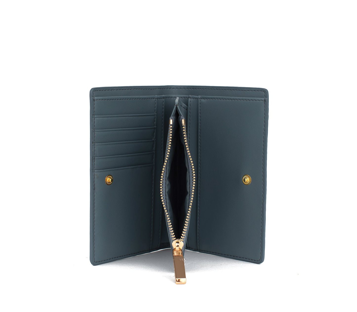 Madison - Blue Vegan Leather Wallet