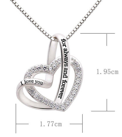 Necklace "I Love you for Always & Forever"