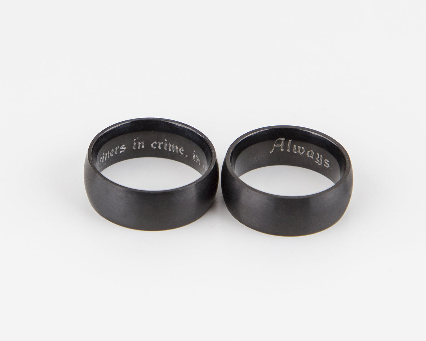 Black Titanium Ring for Men