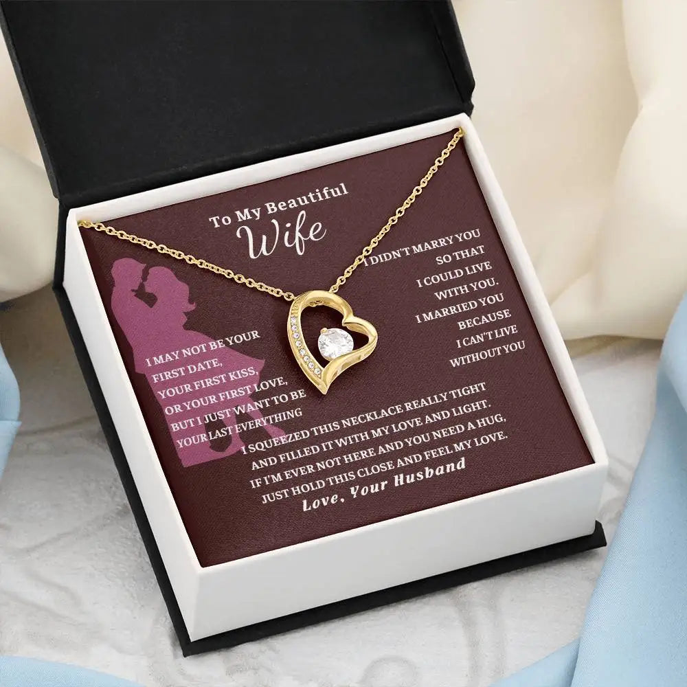 Heart Pendant Necklace: Love Gift for Wife