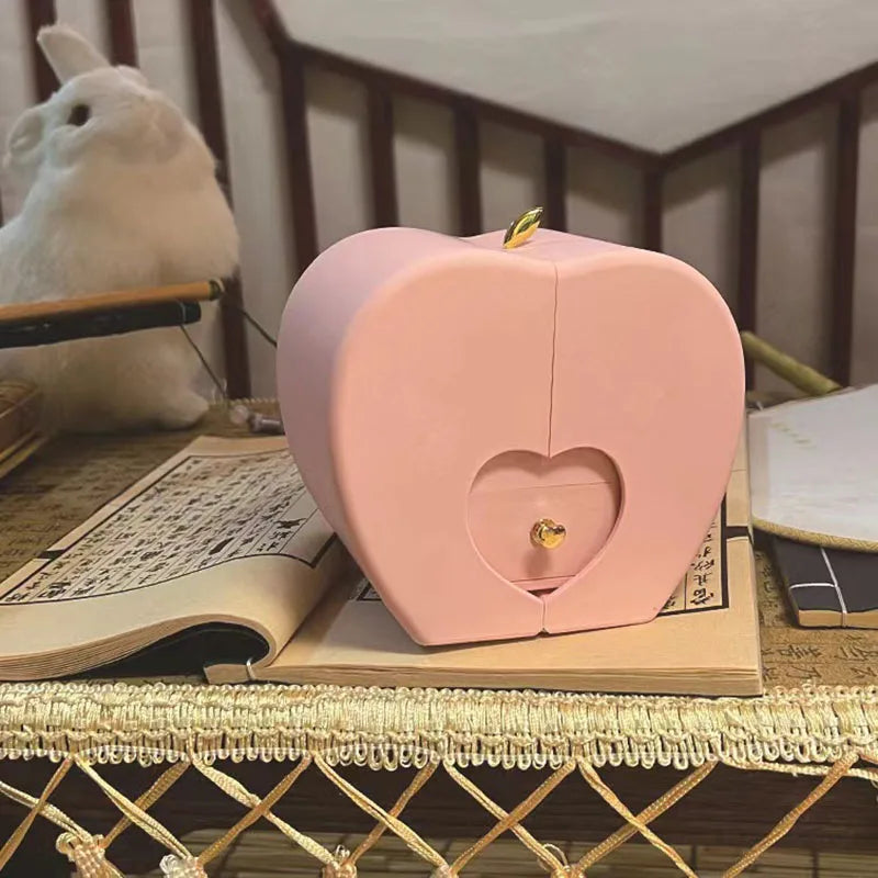 Pink Apple Jewellery Box for her