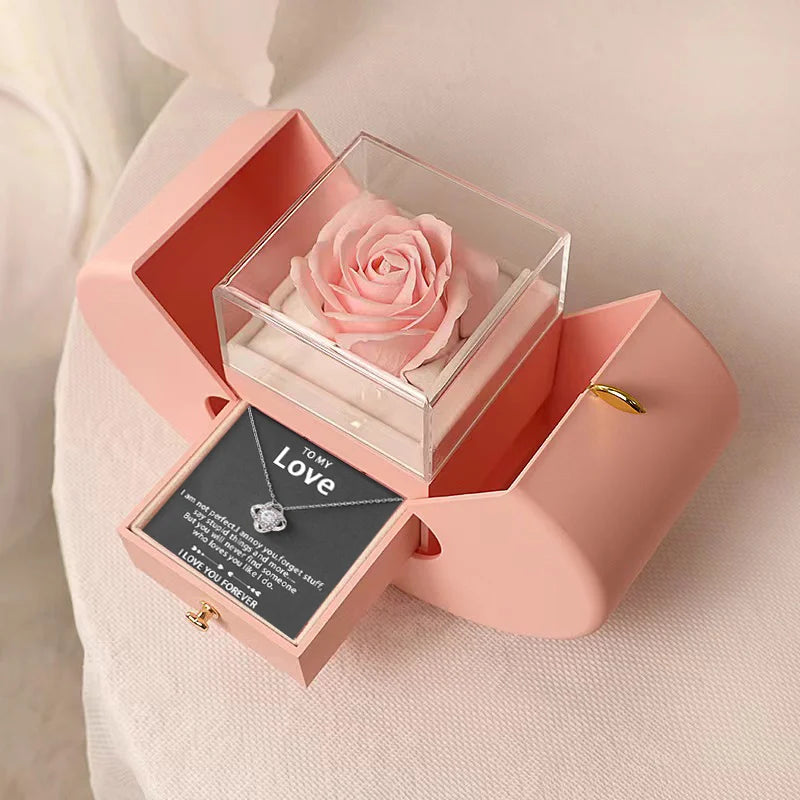 Pink Apple Jewellery Box for her