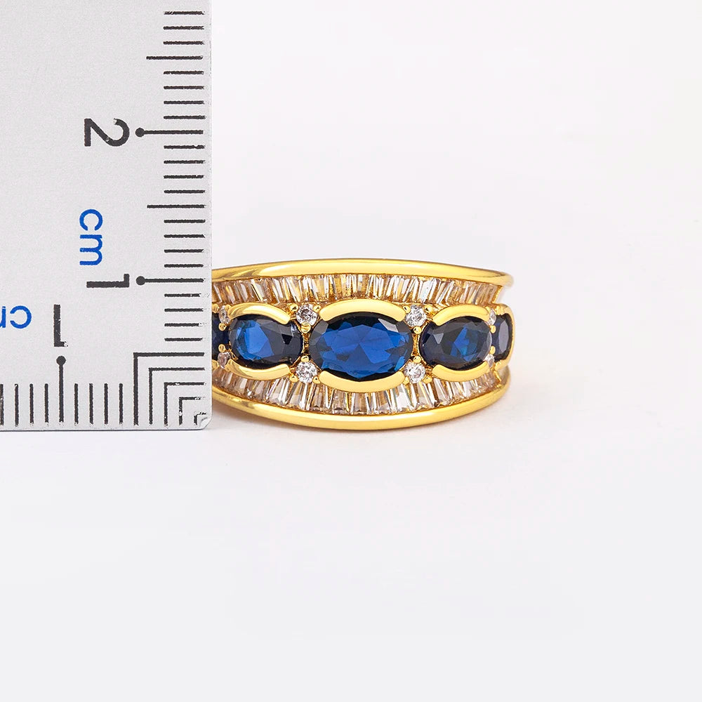 Midnight Punk Rings - Zircon Open Ring