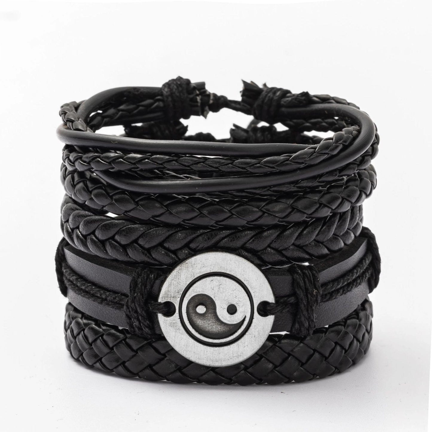 Leather Braided Bracelet For Men