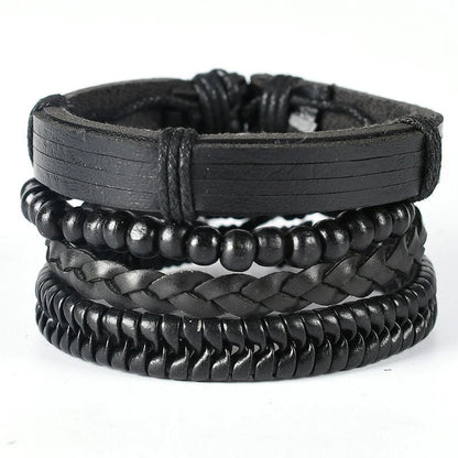 Leather Braided Bracelet For Men