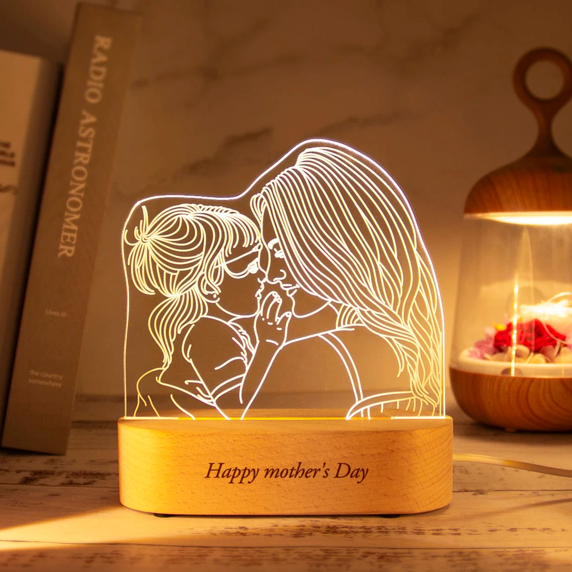 Customized Acrylic Photo Lamp: Personalized Night Light Gift