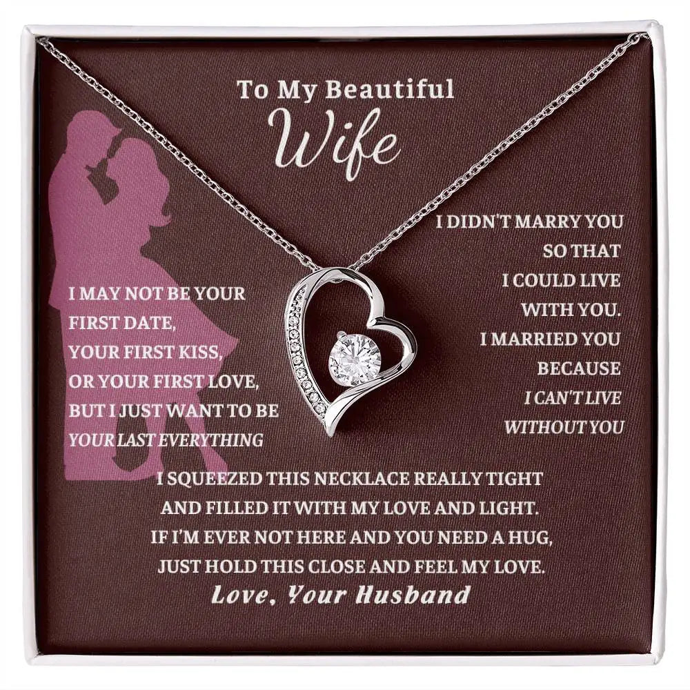 Heart Pendant Necklace: Love Gift for Wife