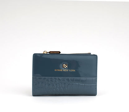 Madison - Blue Vegan Leather Wallet