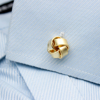 Braided Gold Cufflinks